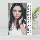 Model Actor Pro Photo Comp Kaart White Stripe (Staand voorkant)