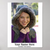 Model — Actorhoofd Poster (Voorkant)