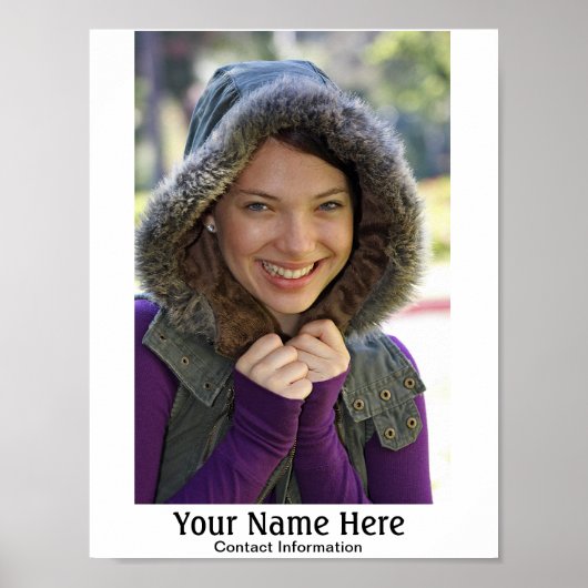 Model — Actorhoofd Poster (Voorkant)