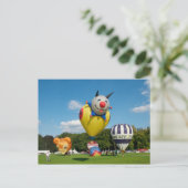 Model ballon fiesta briefkaart (Staand voorkant)