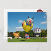 Model ballon fiesta briefkaart (Voorkant / Achterkant)