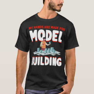 Model Building Cars Train Builder kit Rocket Airpl T-shirt