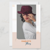 Model Comp Card Sjabloon (Voorkant)