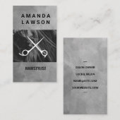 Model | Hair Stylist Visitekaartje (Voorkant / Achterkant)