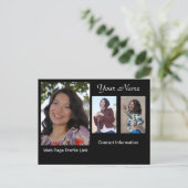 Model headshot-kaart briefkaart (Staand voorkant)