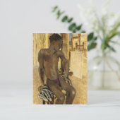 Model in de Studio door Philpot Briefkaart (Staand voorkant)