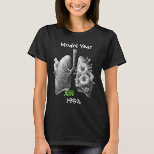 Model Jaar/gereviseerde longtransplantatie T-shirt