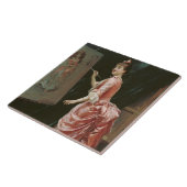 Model Making Mischief (door Raimundo de Madrazo) Tegeltje (Zijkant)