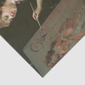 Model Making Mischief (door Raimundo de Madrazo) Tissuepapier (Detail)