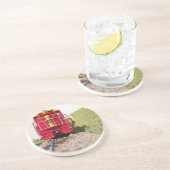 Model Railroading Zandsteen Onderzetter (Zijkant)