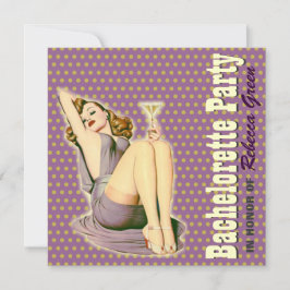 model retro van bachelorette kaart