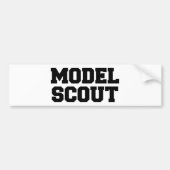 MODEL SCOUT BUMPERSTICKER (Voorkant)