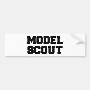 MODEL SCOUT BUMPERSTICKER