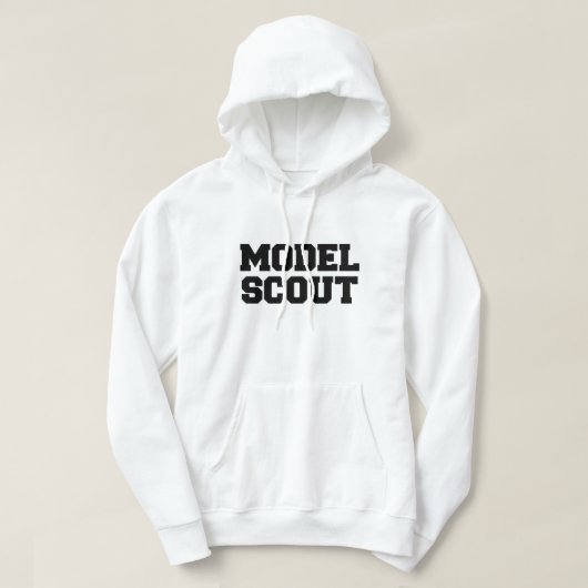MODEL SCOUT HOODIE (Design voorkant)