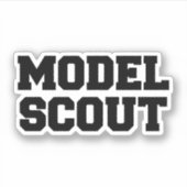 MODEL SCOUT STICKER (Voorkant)
