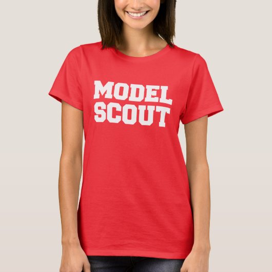 MODEL SCOUT T-SHIRT (Voorkant)