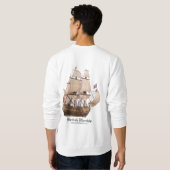 Model Shirt voor anatomiezoet verzenden (Achterkant volledig)