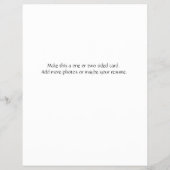 Model Sjabloon hoofd Comp Kaarten (Achterkant)