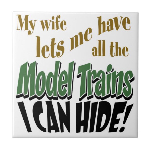 Model Spoorwegen Tegeltje (Voorkant)