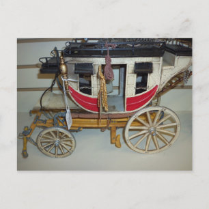 Model Stage Coach Briefkaart
