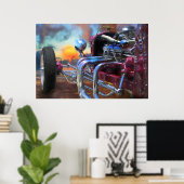Model T Roadster BEACH SUNSET DREAMS Poster (Thuiskantoor)