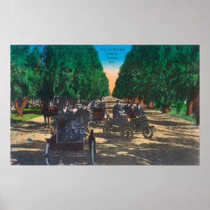 Model-T-snoeren op oorney AvenueFresno, CA Poster