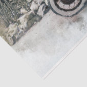 Model T & Store Route 66  20x30-decoupage Tissuepapier (Detail)