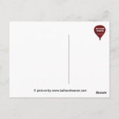 Model van ballooning briefkaart (Achterkant)