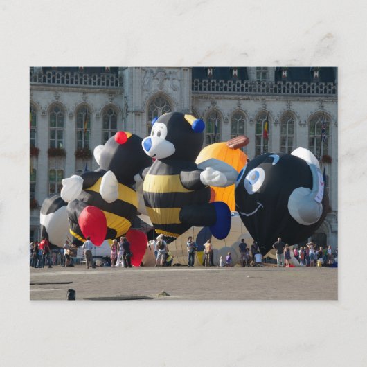 Model van ballooning briefkaart (Voorkant)