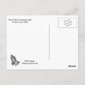 Model van de Heilige Familie Briefkaart (Achterkant)