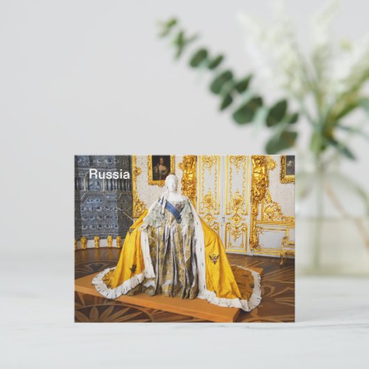 Model van de Russische koningin Briefkaart (Staand voorkant)