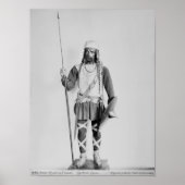 Model van een Frankisch krijger Poster (Voorkant)