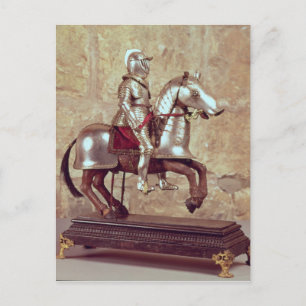 Model van een gestreepte paard en roer, c.1640 briefkaart