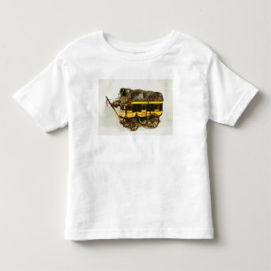 Model van een omnibus met veertig zitplaatsen kinder shirts