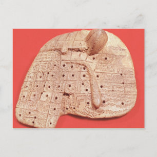 Model van een schapenlever briefkaart