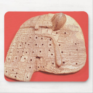 Model van een schapenlever muismat