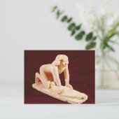 Model van een servant-slijpgraan, Oud Koninkrijk Briefkaart (Staand voorkant)
