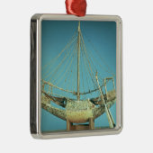 Model van een van de boten van de farao metalen ornament (Rechts)