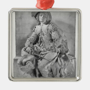 Model van het monument voor Alexandre Dumas Pere Metalen Ornament