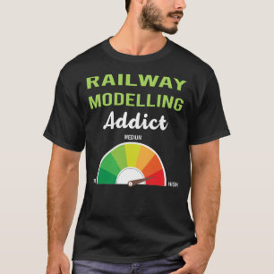 Model van het spoorvervoer Treinwagons T-shirt