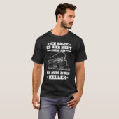 Model van het spoorwegmodel t-shirt (Voorkant volledig)