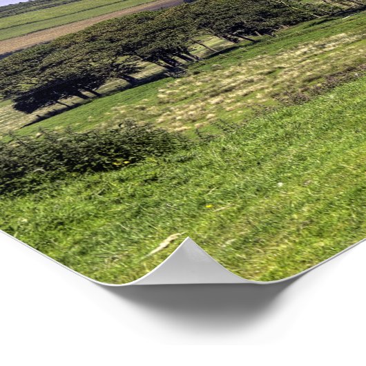 Model van het spoorwegpanorama poster (Hoek)