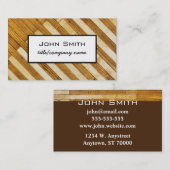 model van houspatroon, aangepast model van visitek visitekaartje (Voorkant / Achterkant)