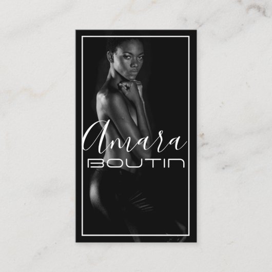 Model Visitekaartje (Voorkant)