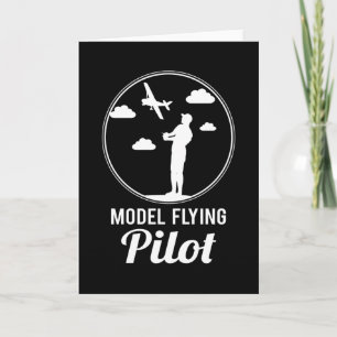 Model Vliegende Piloot Modeler Vliegtuig Gift Kaart