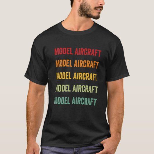 Model Vliegtuig Model Vliegtuig Hobbyistische rege T-shirt (Voorkant)