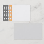 model voor visitekaartjes in de middeleeuwse stijl (Voorkant / Achterkant)