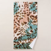 Modelafbeelding van luipaard, dierlijke afdruk badhanddoek (Badhanddoek)