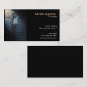 modelagentschap visitekaartje (Voorkant / Achterkant)