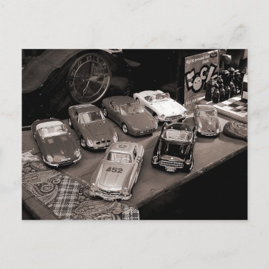 Modelauto's Briefkaart (Voorkant)